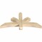 Ekena Millwork Davenport Rough Sawn Timber Gable Bracket, Douglas Fir, 48"W x 24"H x 4"D x 4"F, 12/12 Pitch GBW048X24X0404DAV00RDF - alternate 5